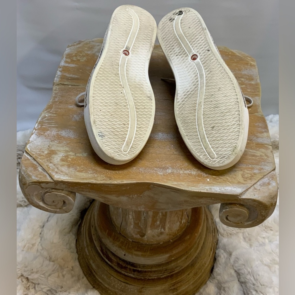 Unstructured by Clarks Lace Up Low Top Snakeskin Low Top Sneaker-WMNS Sz 6 - Picture 7 of 8